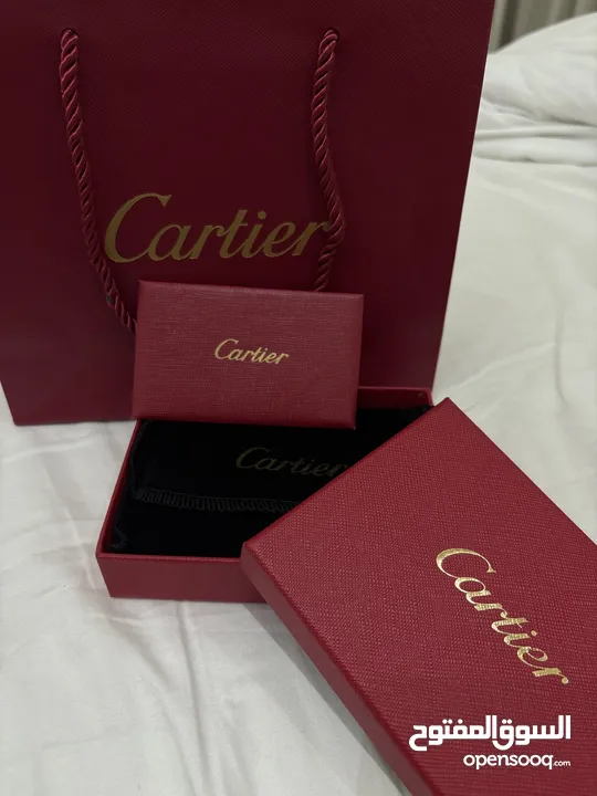 cartier copy master wallet  blue & grey ( new with cartier bag and all the boxes )