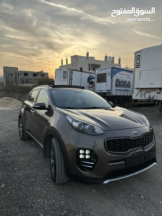 كيا سبورتج 2018 فل مسكر جي تي بنوراما 4x4 و 2000 ديزل