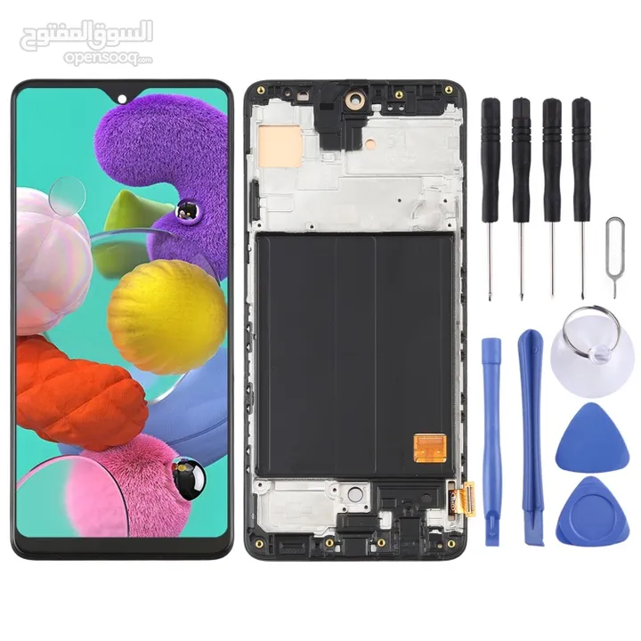‎شاشة سامسونج A51  أصلي شركة 100%   , SAMSUNG A51 ORIGINAL LCD