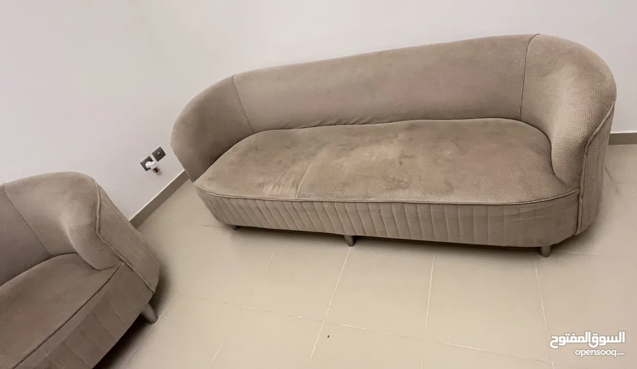 Imported fabric 5 seater sofa