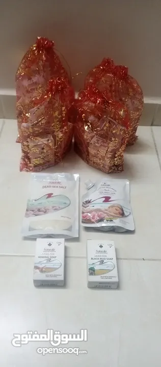 بكج منتجات البحر الميت هدايا طينه املاح صابون