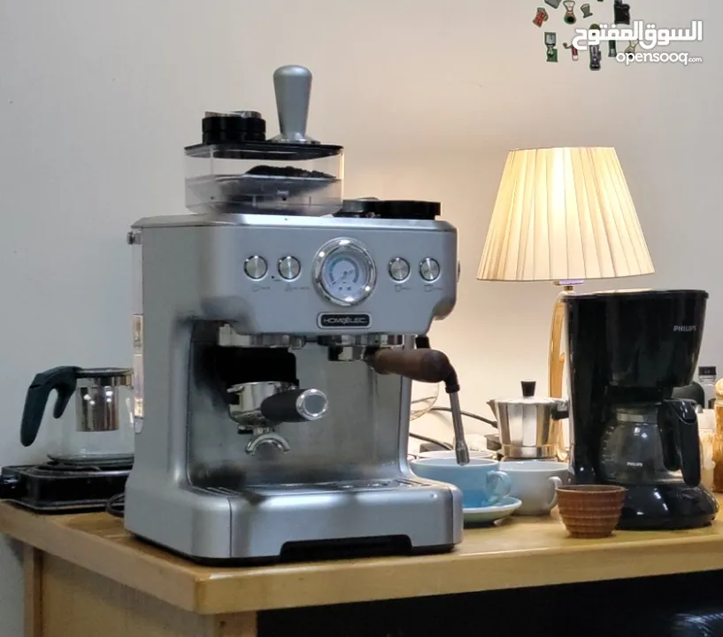 آلة ماكينة قهوة اسبريسو لاتيه هوم لك