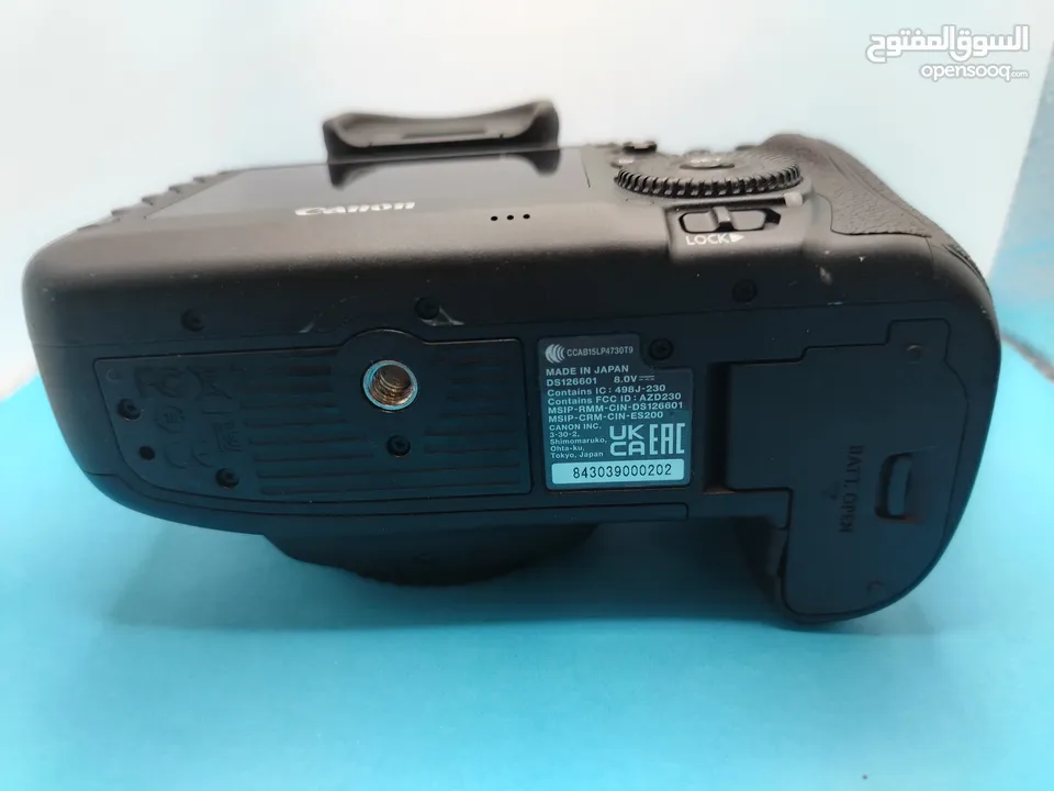 كاميرات كانون وعدسات 5D Mark IV, 6D Mark II, RP, 250D, 200D  شترات أقل من 1k وبطاريات إضافية
