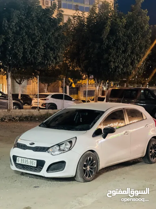 كيا ريو موديل 2013متور 1400تيربو ديزل اصل عمومي سياره بسعر حرق على كاش فقط