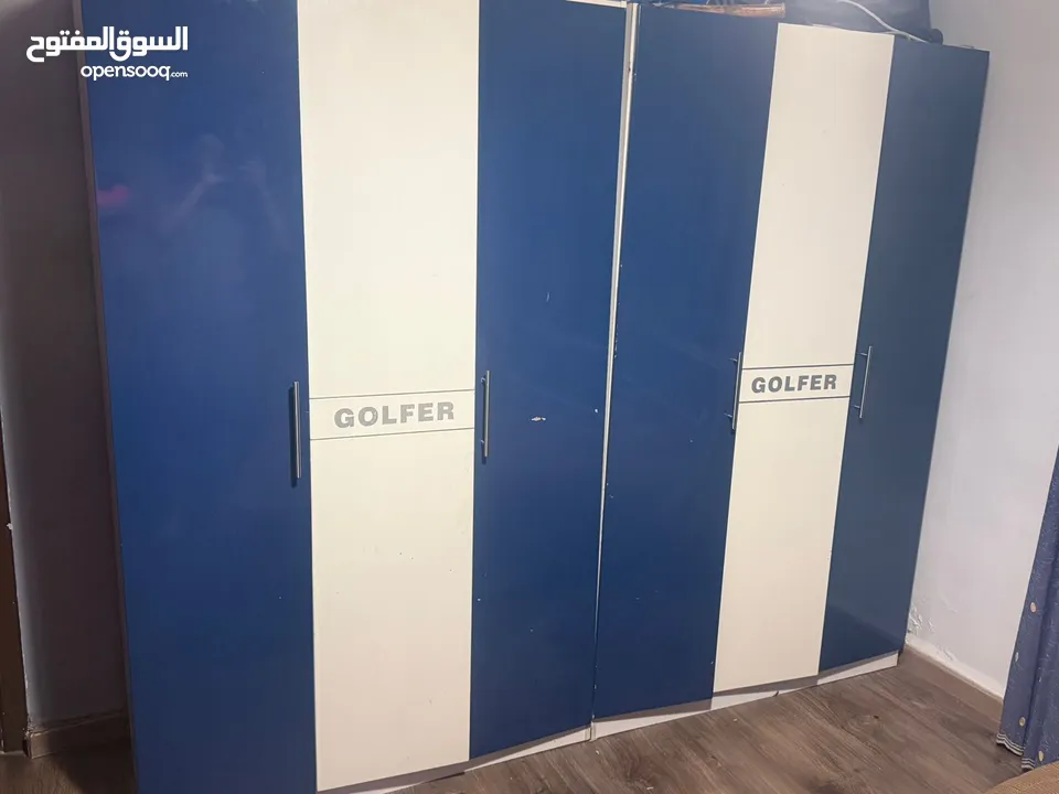 غرفة نوم شباب مستعملة نظيفه جدا وفرشتها ممتازة