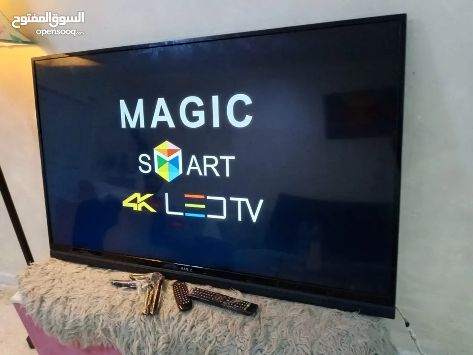 شاشه سمارت مع ماوس ناطق 55 بوصه