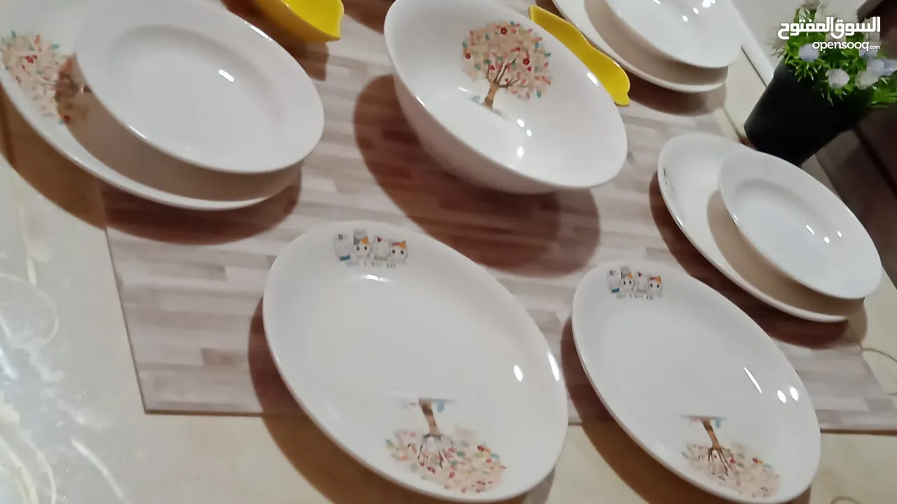 اطقم سفرة بورسلان ماركات عالمية ومختومة