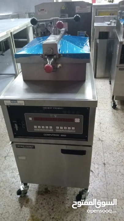 معدات مطاعم وجبات سريعه ايس كريم ، بروستد، افران بيتزا امريكي Catering equipment, used