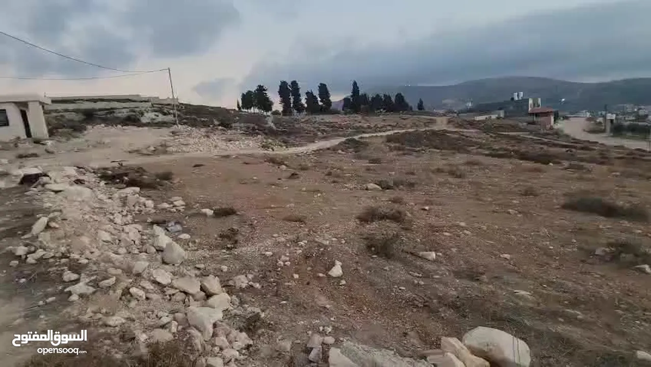 نمرة ارض للبيع في اجمل منطقة في نابلس عصيرة الشمالية ذات اطلالة رائعة على مدينة نابلس