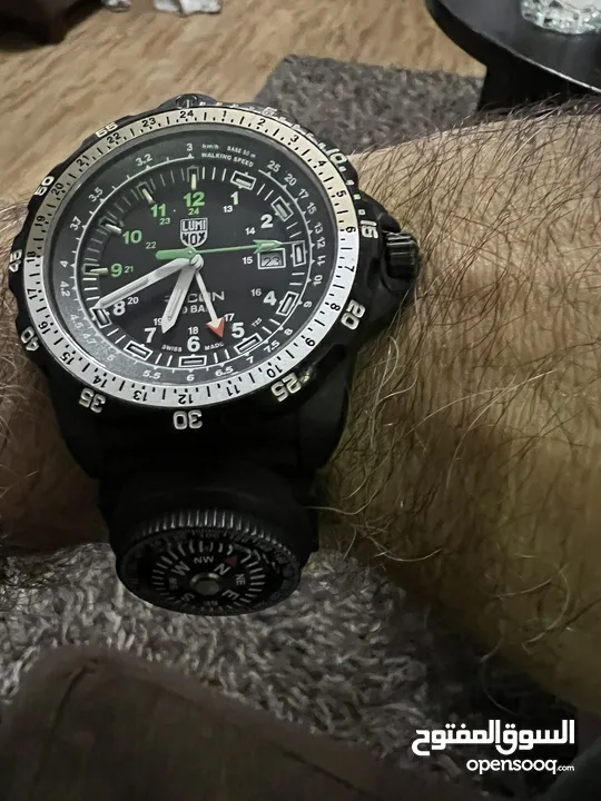 مع بوصله اصليه Luminox ساعه عسكريه حجم كبير 46 xl