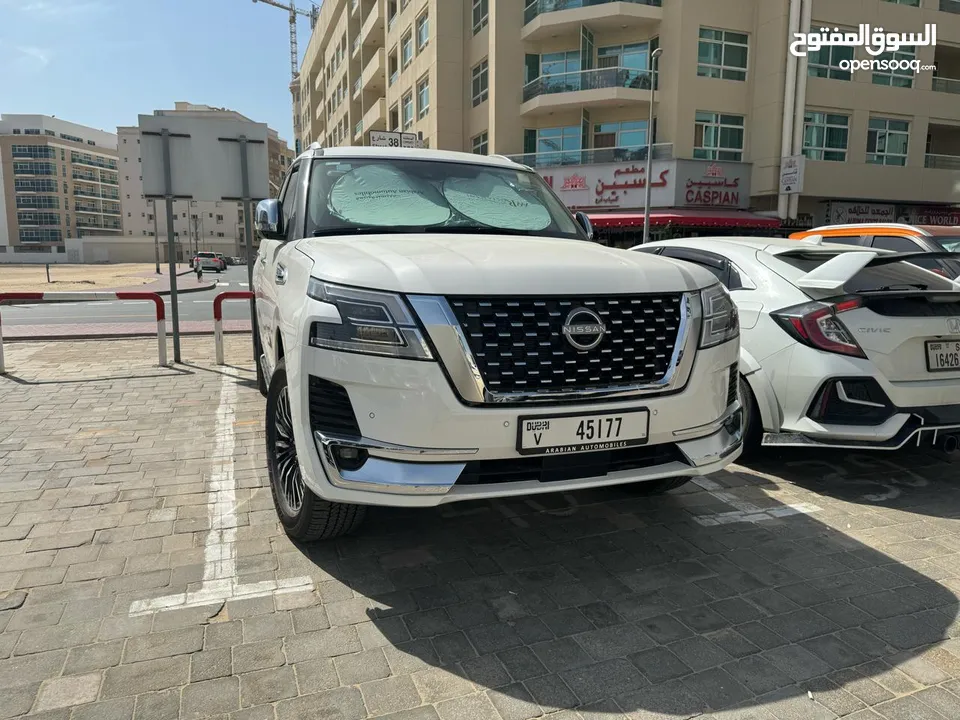 نيسان باترول بلاتينيوم موديل 24 أصفار يومي أسبوعي شهري سنوي Nissan patrol platinum 2024