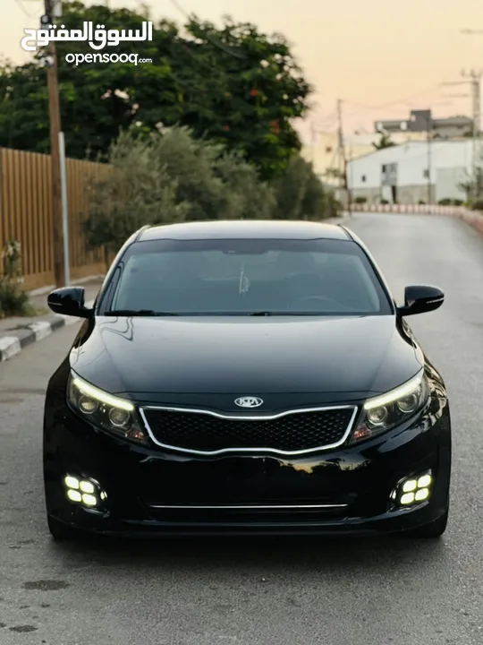 كيا اوبتماااا k5 الفخامة بمعنى الكلمة سيارة تحفة يد ثانية عداد 130 الف بالكراتين الله يبارك لحق حالك