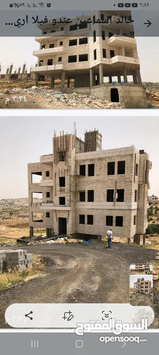 بيت مستقل  في منطقه بيت لاحم  مساحه 3 طوابق عظم