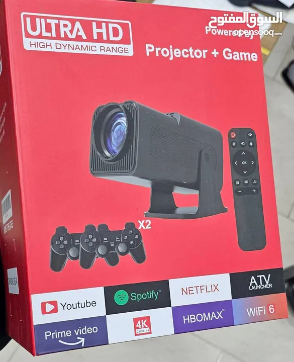 بروجكتور وفيه العاب اتاري داخلية