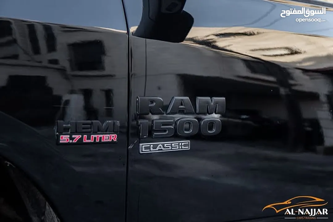 Dodge Ram Big horn 2019 gasoline   البكب بحالة الوكالة و قطع مسافة 51,000 ميل فقط