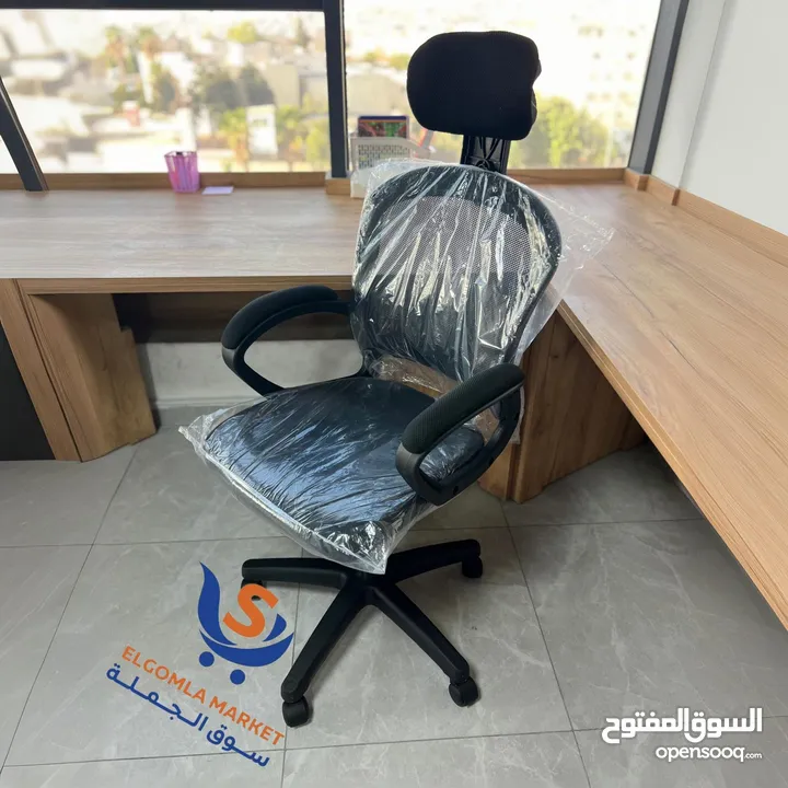 كرسي شبك متحرك طبي كرسي موظف كرسي ظهر متحرك وايدي متحركة دعم اسفل الظهر باقل سعر Office Chair