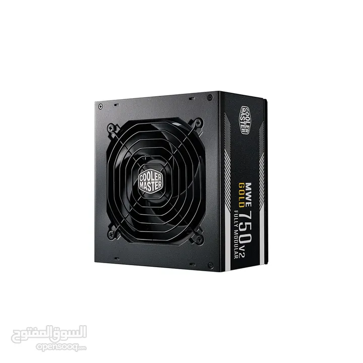 باور سبلاي كولر ماستر لأجهزة الجيمنج 750 واط حقيقي COOLERMASTER 750W 80+ GOLD V2 GAMING POWER SUPPLY