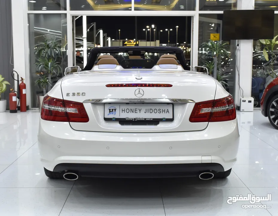 Mercedes Benz E350 Convertible ( 2013 Model ) in White Color Japanese Specs