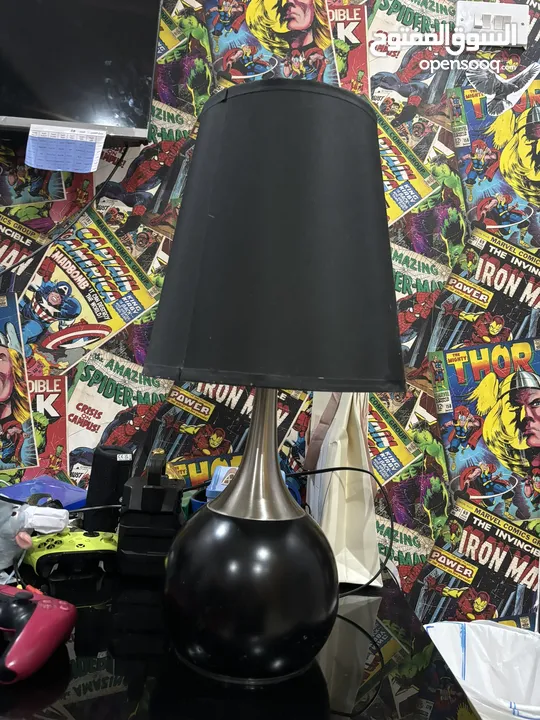 Modern Black Table Lamp from Home Centre – Perfect Condition