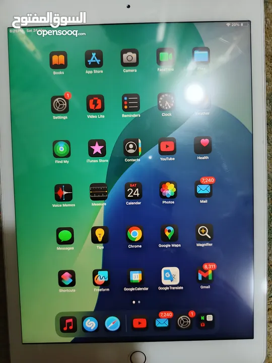 آيباد جيل ثامن للبيع iPad 8 بمساحه 128 جيجا باقل سعر ،للبيع فقط