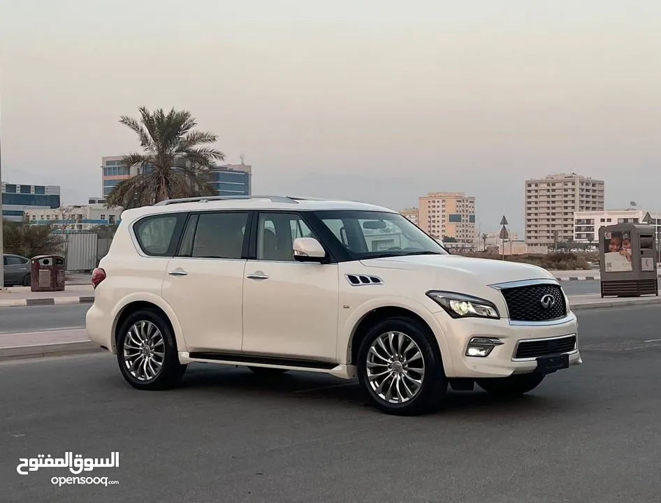 للبيع نفنتي qx80 موديل 2017 مالك اول