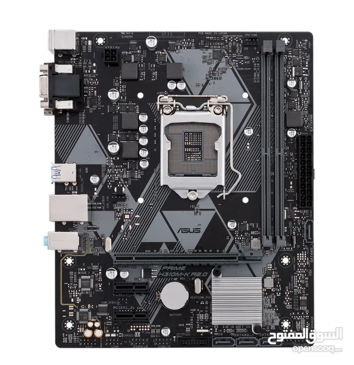 قطع كمبيوتر   CPU Core i5 9th Gen + Motherboard ASUS + HyperX Fury 8GB RGB x2