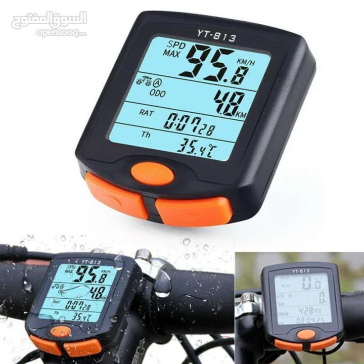 Waterproof Bicycle LCD Speedometer Odometer