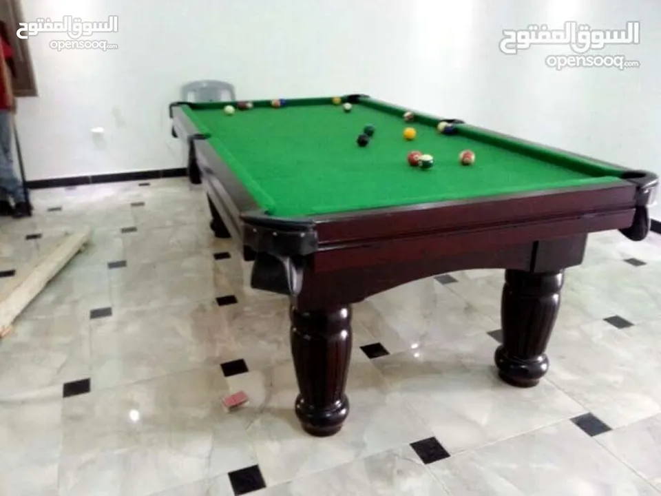 طاولات بلياردو جديدة و مستعملة بأحدث المواصفات عرض خاص ولمدة محدودة