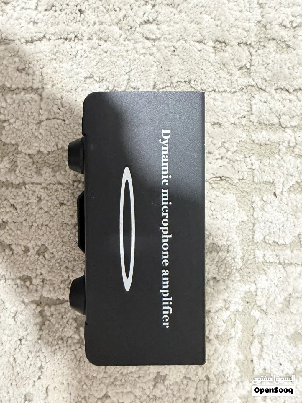 Dynamic Microphone Amplifier black XLR microphone محسن صوت يركب بين المكسر والمايكروفون