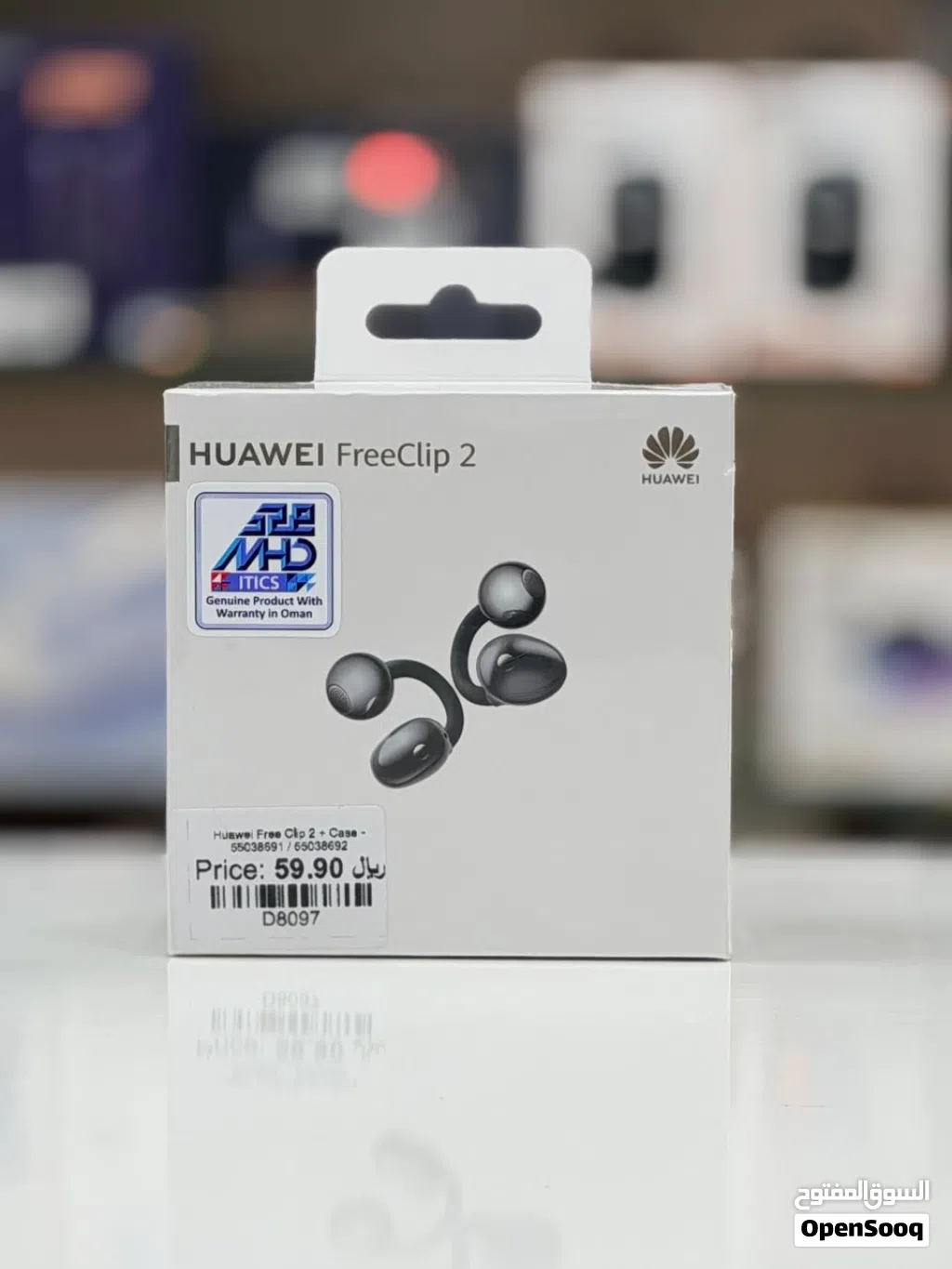 Brand New Huawei FreeClip 2 in Oman 38-Hour Battery