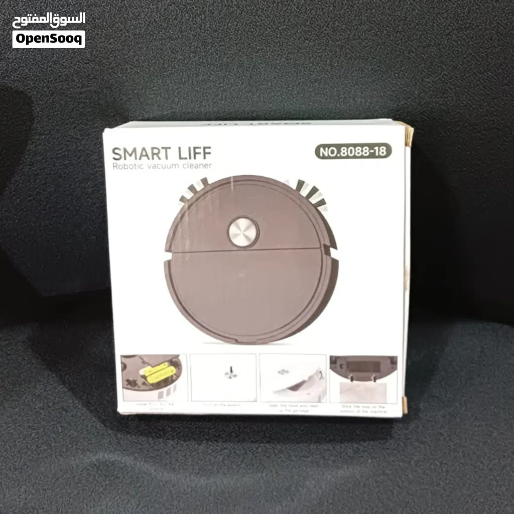 مكنسة ربوت تعمل ع باتري