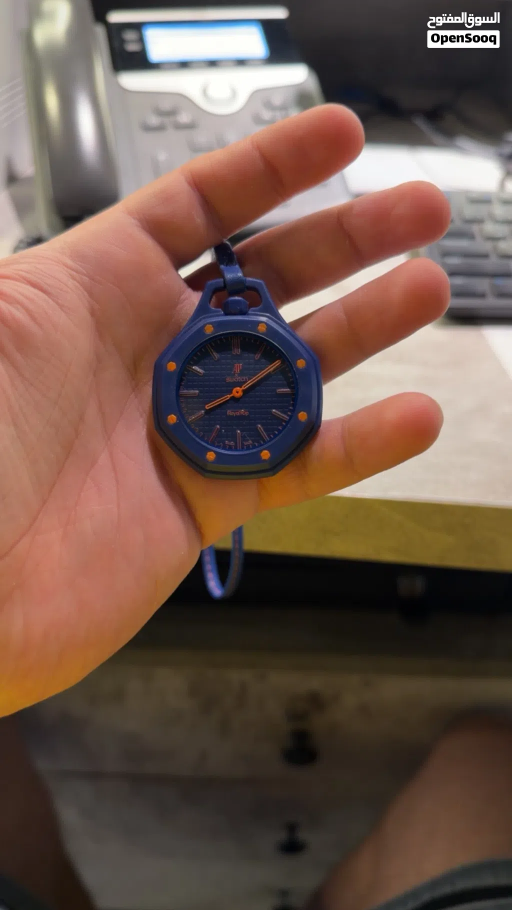 AP x swatch royal pop
