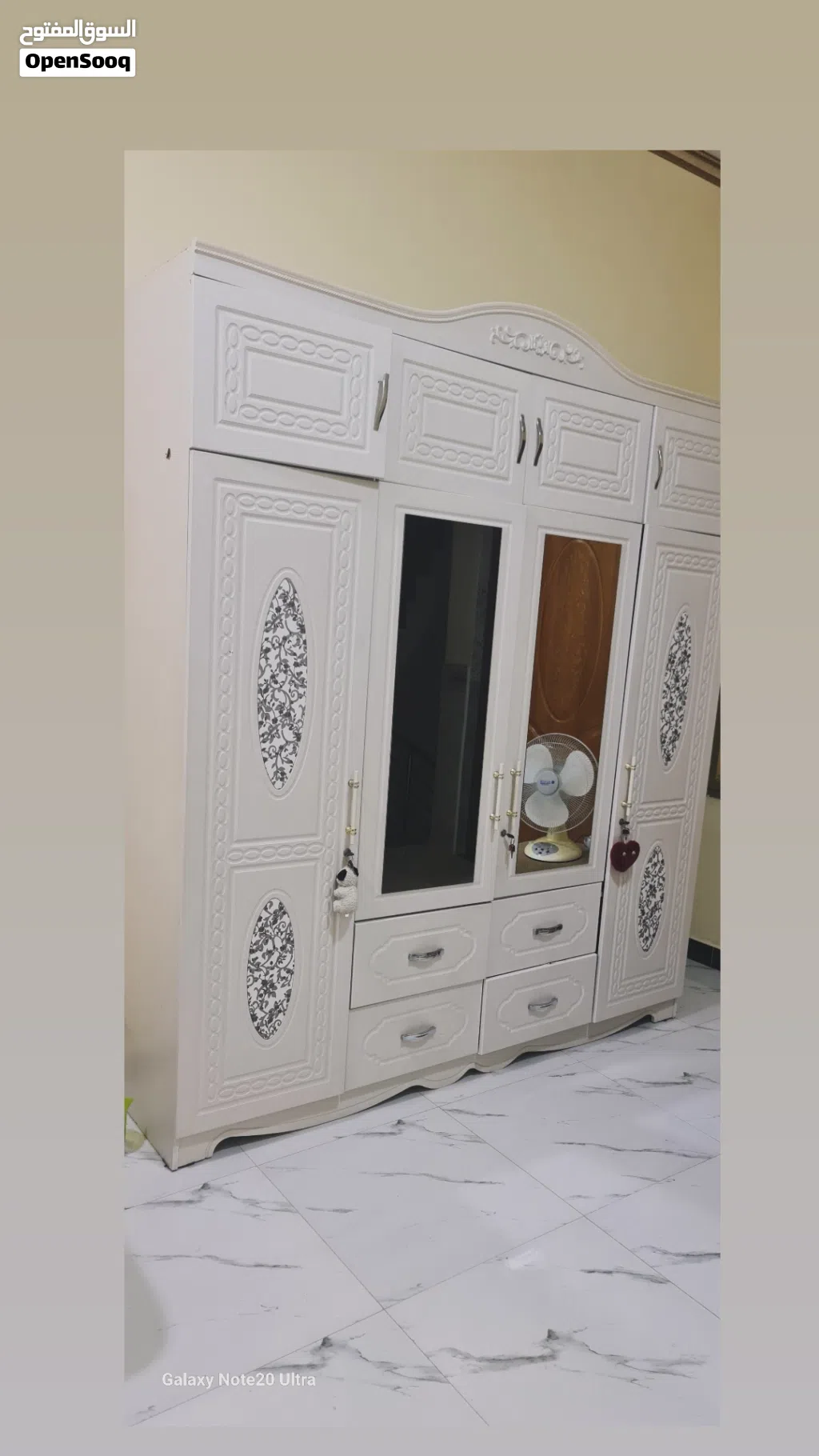 كنتور اربع ابواب مع اربع جرارات طابقين ارتفاع 220 عرض 200