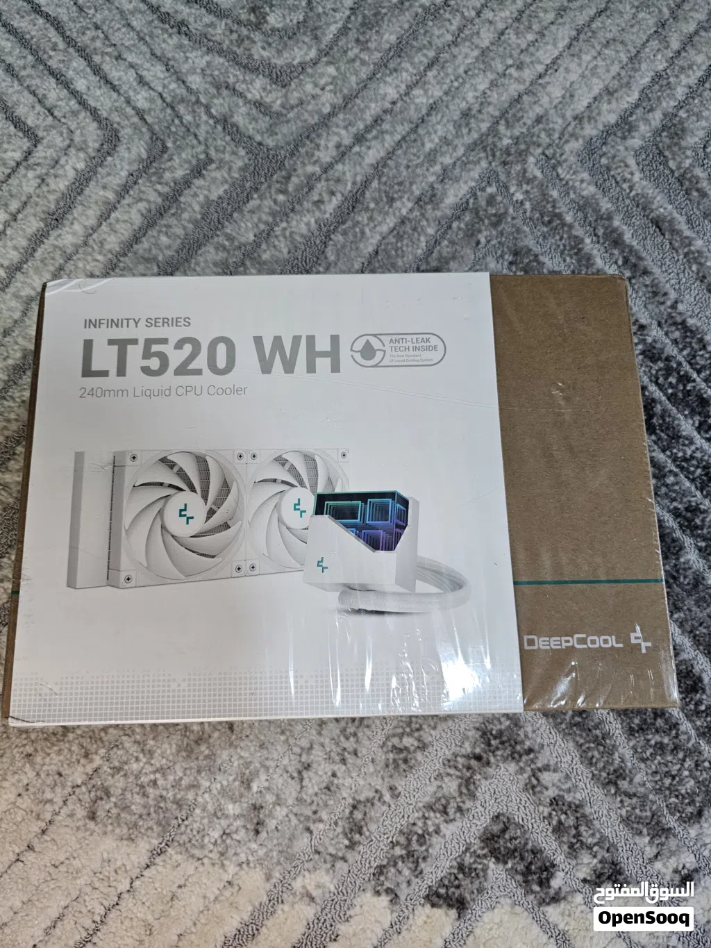 مبرد مائي للمعالج DeepCool LT520 WH (أبيض) – جديد