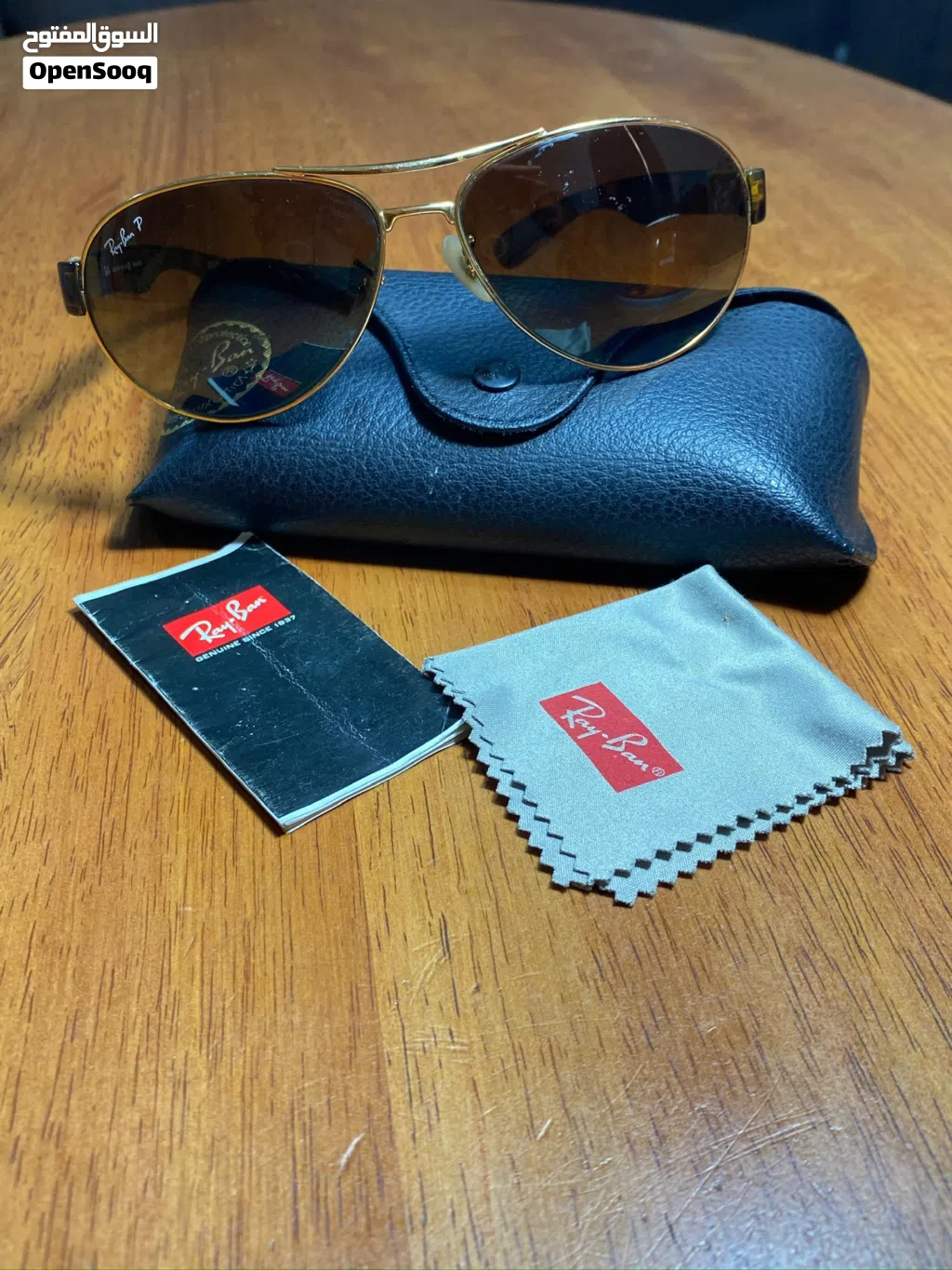 نظارة Ray-Ban RB3509 001/13 اصلية مية بالمية قياس العدسة 63