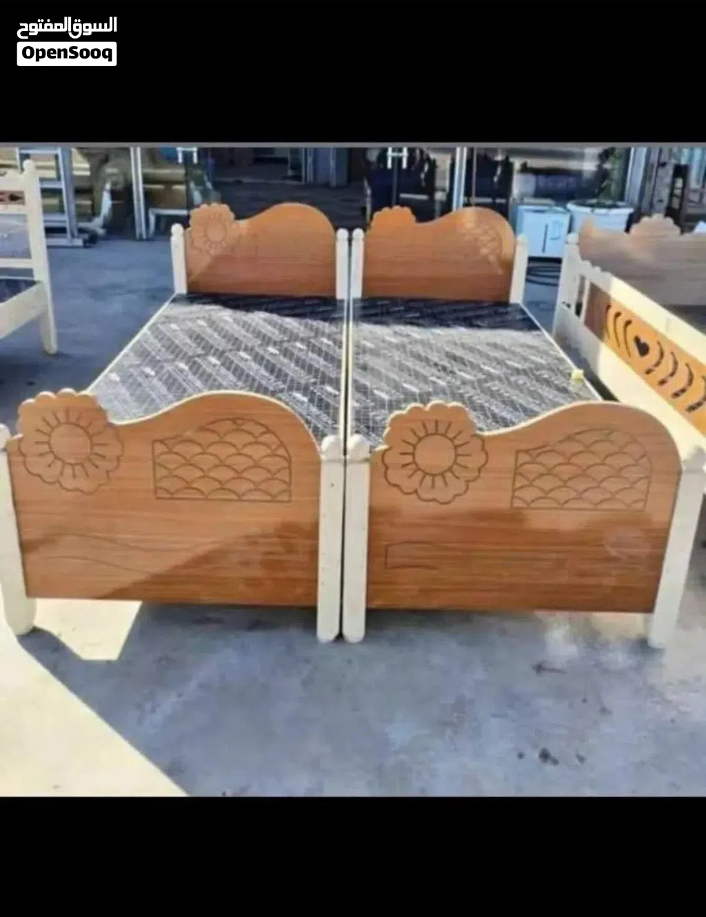 سرير خشب عراقي