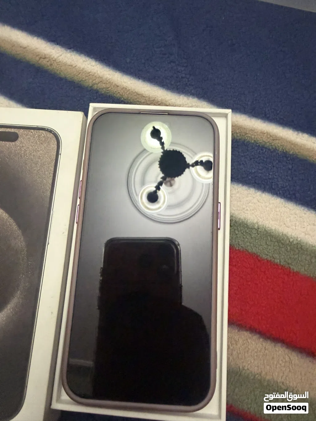 مستعمل بحالة الوكالة ايفون 15 برو بأفضل USED (128GB) PRO 15 IPHONE//سعر 390