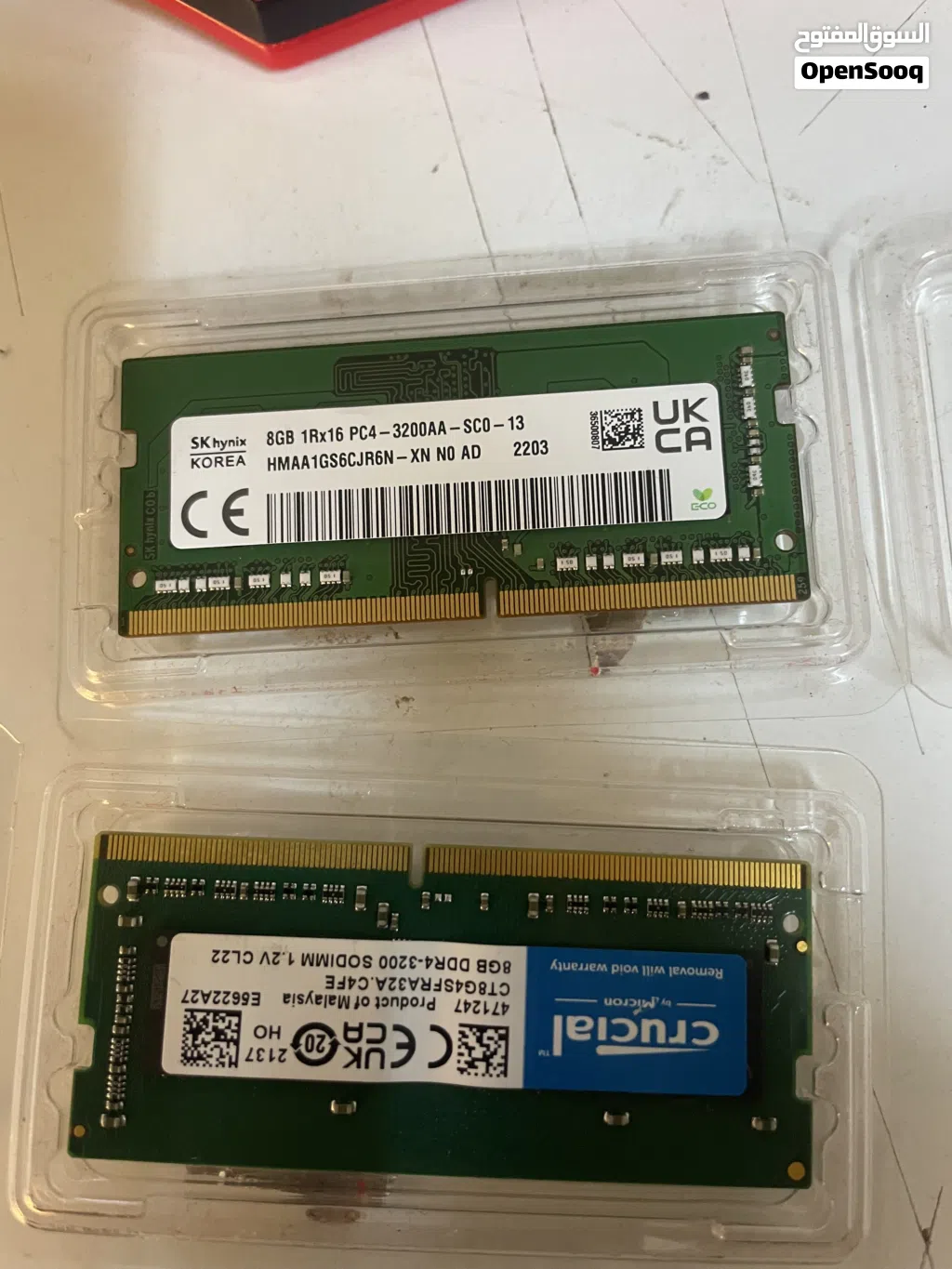 حبتين رام لابتوب ddr4 lenovo 8GB