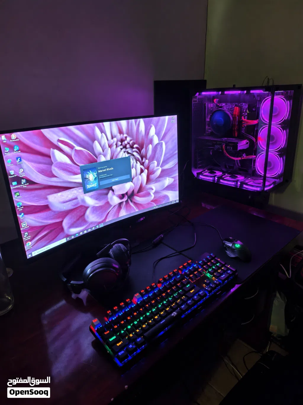 Full gaming PC setup RTX Nvidia