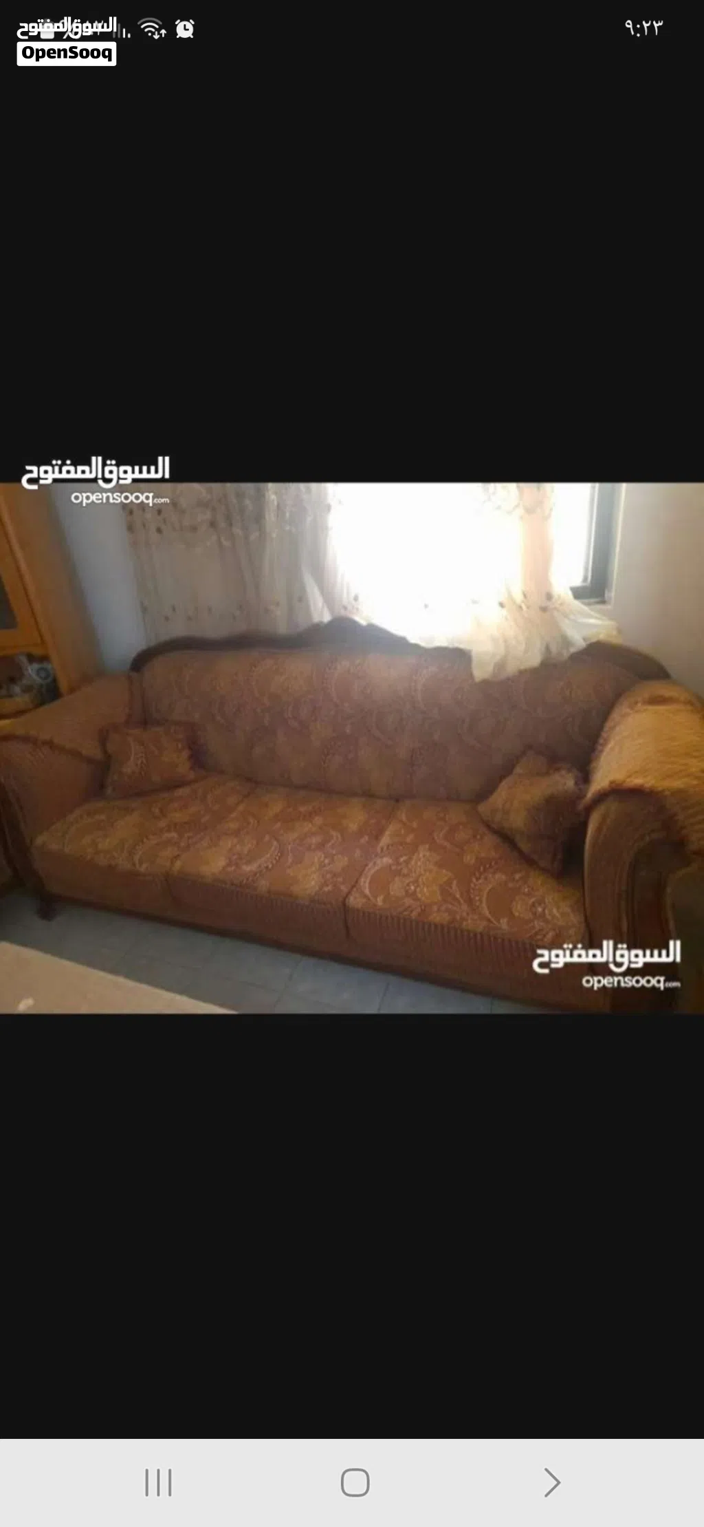 طقم كنب بحالة جيدة جدا
