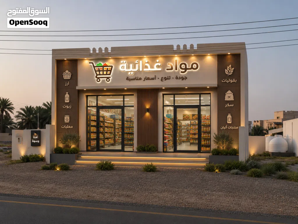 ألحق ماتلحق محل للايجار موقع مناسب في حي سكني جديد