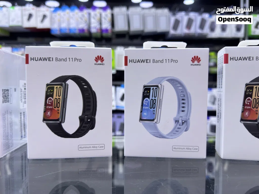 Huawei Band 11 Pro ( black , blue ) متوفر الان باند هواوي الجديد كليا 11 برو بكفالة الوكيل الرسمي