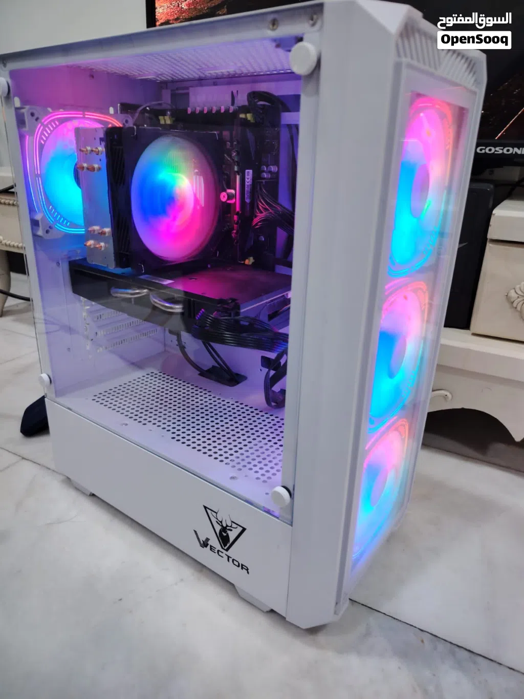 PC Gaming شبه جديد مستعمل شهرين نظافة 95% السعر 375,000 السبب البيع دراسة للطلب للاستفسار عالواتساب