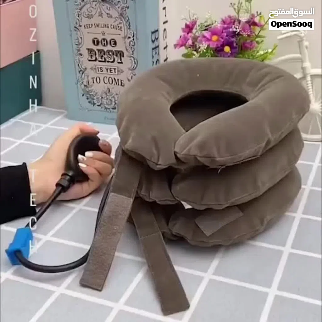 مخدة النفخ لعلاج الآم الرقبه والديسك