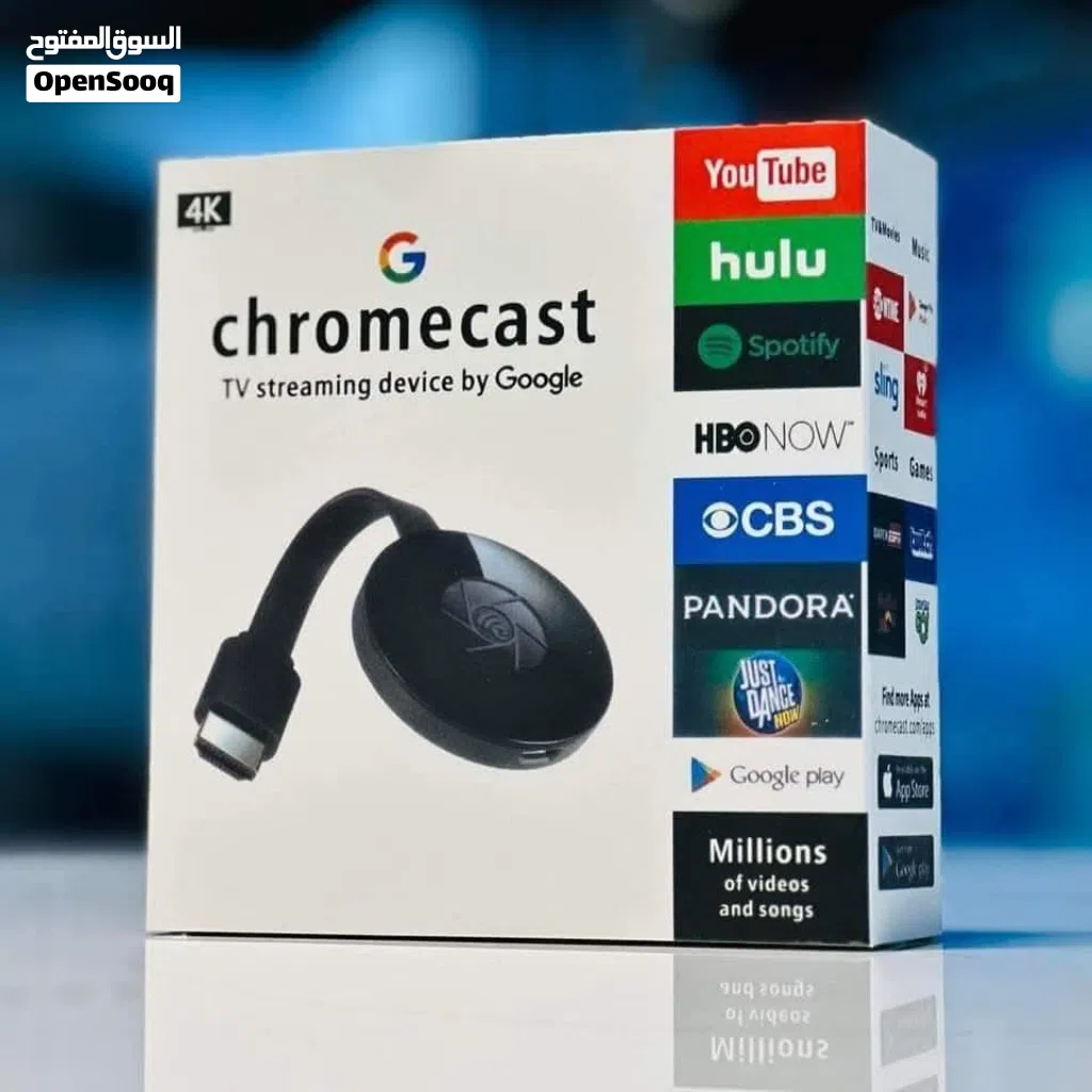 جهاز Chromecast مشغل وسائط متعددة قوقل كروم كاست