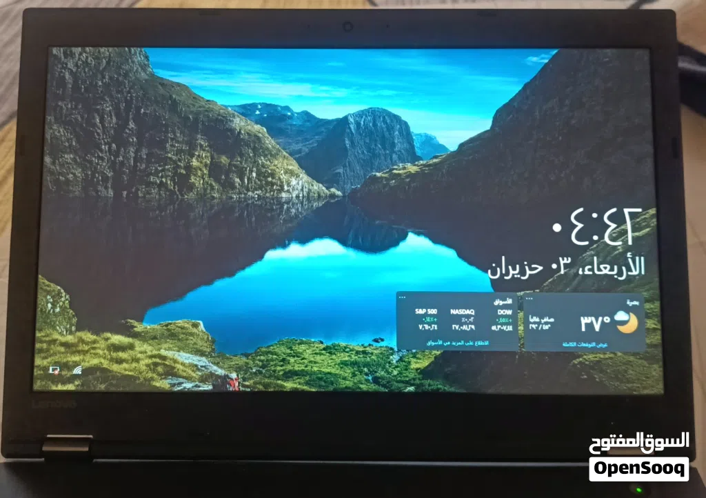 حاسبه لينوفو ثنك باد جيل سابع شاشه حجم 14نضيفه