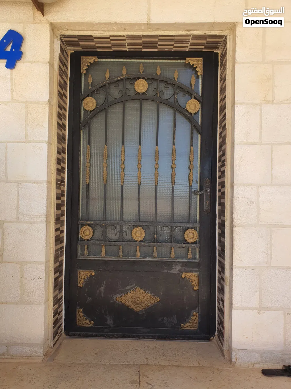 باب حديد منزلي رئيسي