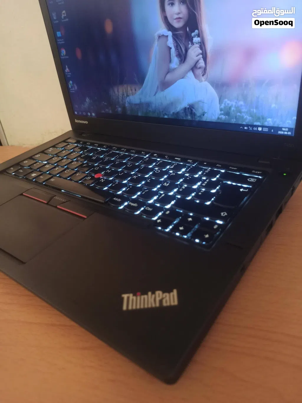 Lenovo ThinkPad T450 لمس اجهزة نظيفة كرررررت
