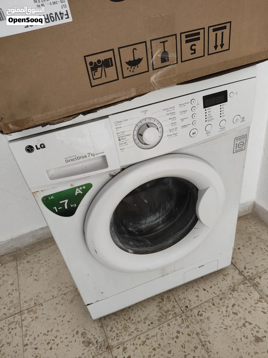 غساله LG بحاله جيده جدا