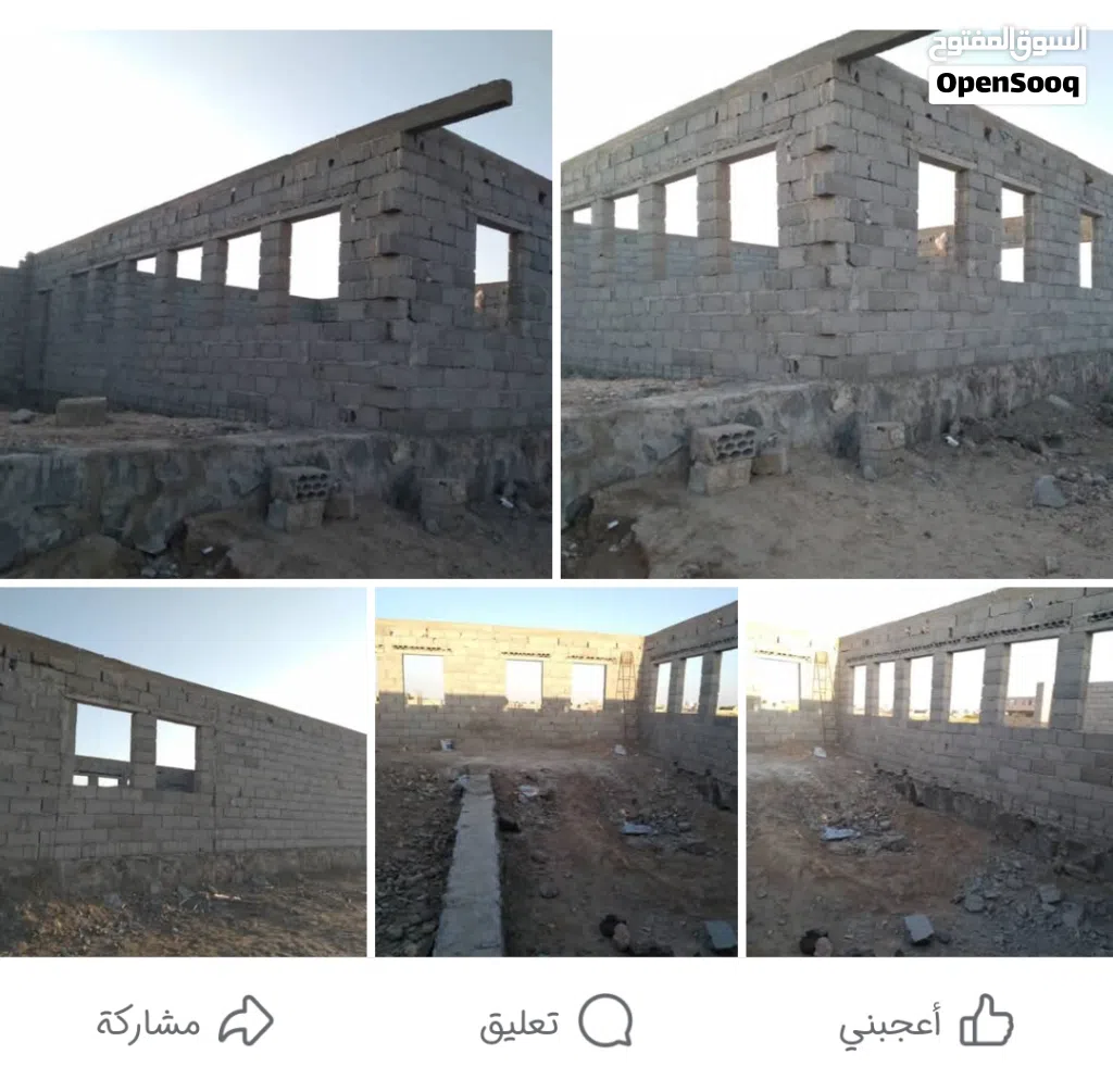 للبيع ارضيه فئ بئر احمد المساحه 12×20